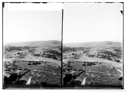Mount of Olives, Bethany, etc. View looking north from Olivet LOC matpc.05095
