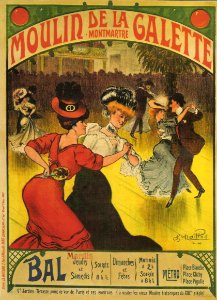 Moulin de la Galette-Affiche 1906