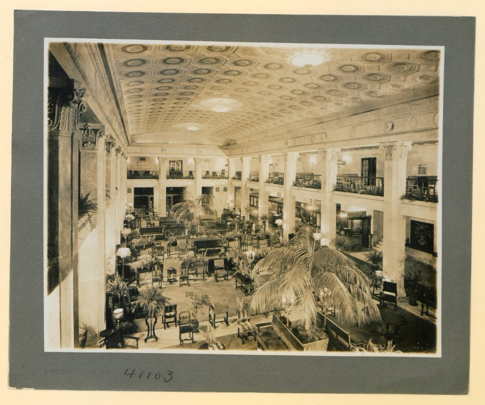 Mount Royal Hotel Lobby, looking south (HS85-10-41103) original