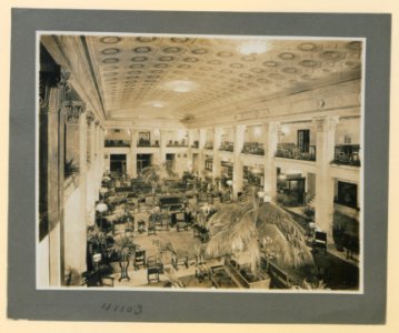 Mount Royal Hotel Lobby, looking south (HS85-10-41103) original