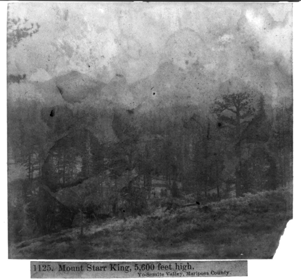 Mount Starr King, 5,600 feet high. Yosemite Valley, Mariposa County LCCN2002721324