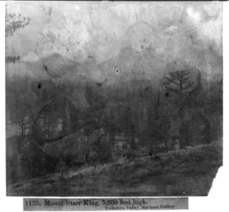 Mount Starr King, 5,600 feet high. Yosemite Valley, Mariposa County LCCN2002721324