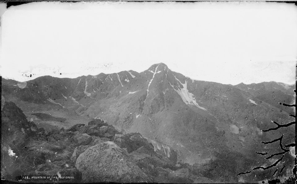 Mountain of the Holy Cross. First photographed and located in 1873. - NARA - 517127