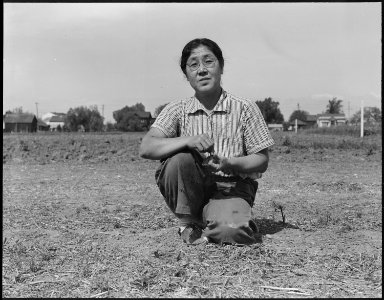 Mountain View , California. Mrs. Shibuya of the successfully established family who came to this co . . . - NARA - 536428
