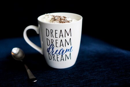 Cup dream spoon photo