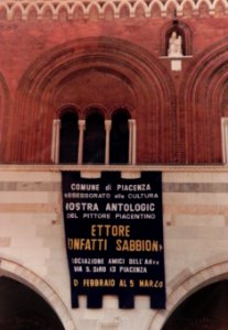 Mostra Amici dell'Arte-xilografie di Bonfatti Sabbioni, 1987