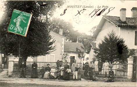 Moustey (Landes) - La Poste 2