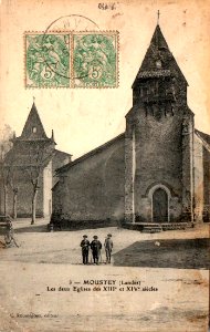 Moustey (Landes) - les deux églises 4