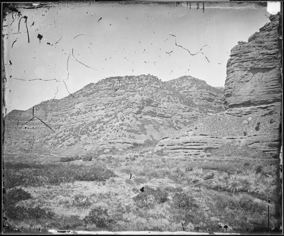 Mouth of side Canyon. Echo Canyon, Utah - NARA - 519458