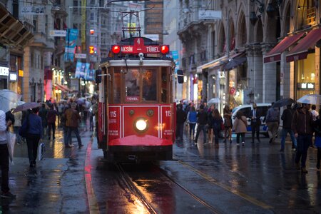 Men women rainy photo