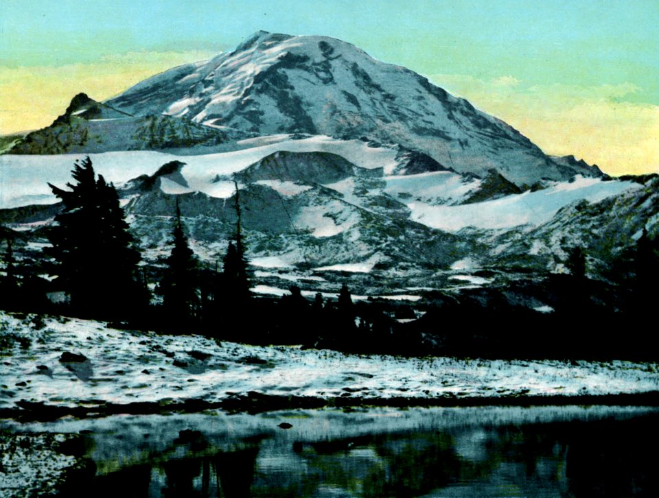 Mount Rainier from Spray Park, 1908