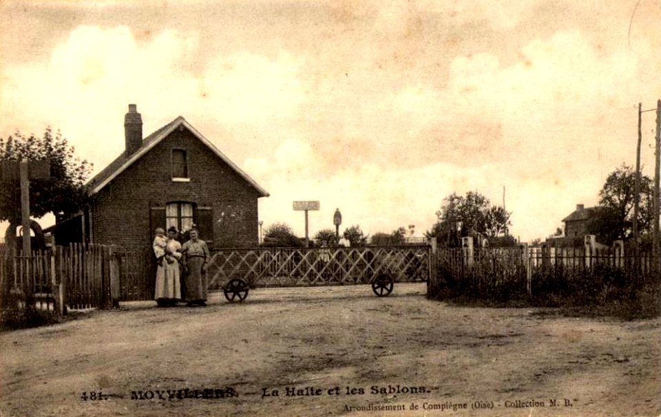 Moyvillers (60), le point d'arrêt