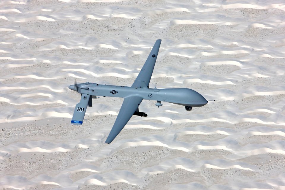 MQ-1 inflight over White Sands Missile Range, NM-2