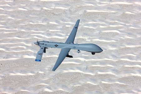 MQ-1 inflight over White Sands Missile Range, NM-2