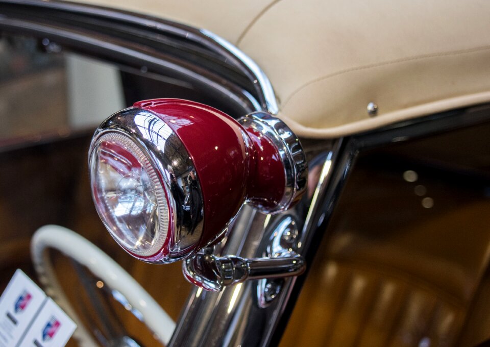 Searchlight chrome vehicle