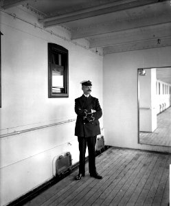 Mr W. H. Allison, Chief Steward of the 'Aquitania' (1914) RMG G10935