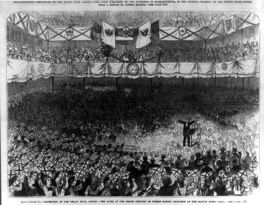 Massachusetts - reception of the Grand Duke Alexis - the Duke at the Grand Concert of Public School Children at the Boston Music Hall LCCN2002707007