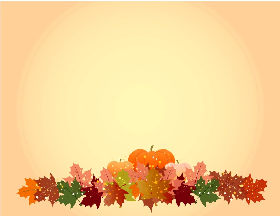 Autumn harvest decoration