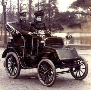 Mr et Mme Léon Serpollet (1900)