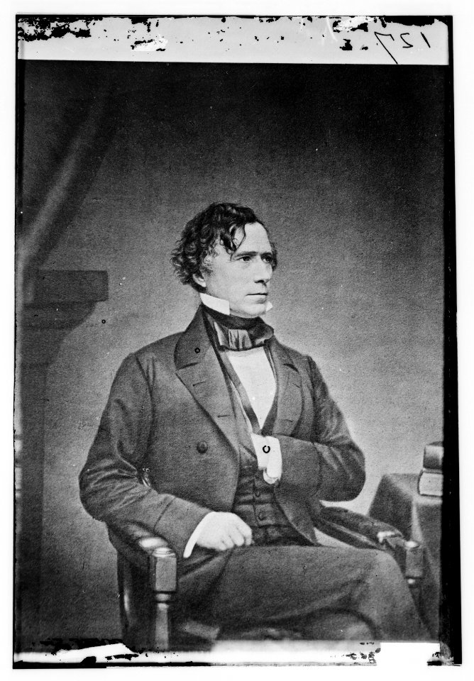 Mathew Brady - Franklin Pierce - Original scan