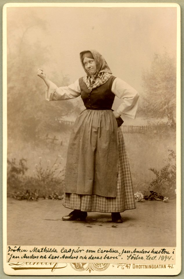 Mathilda Caspér, rollporträtt - SMV - H10 005