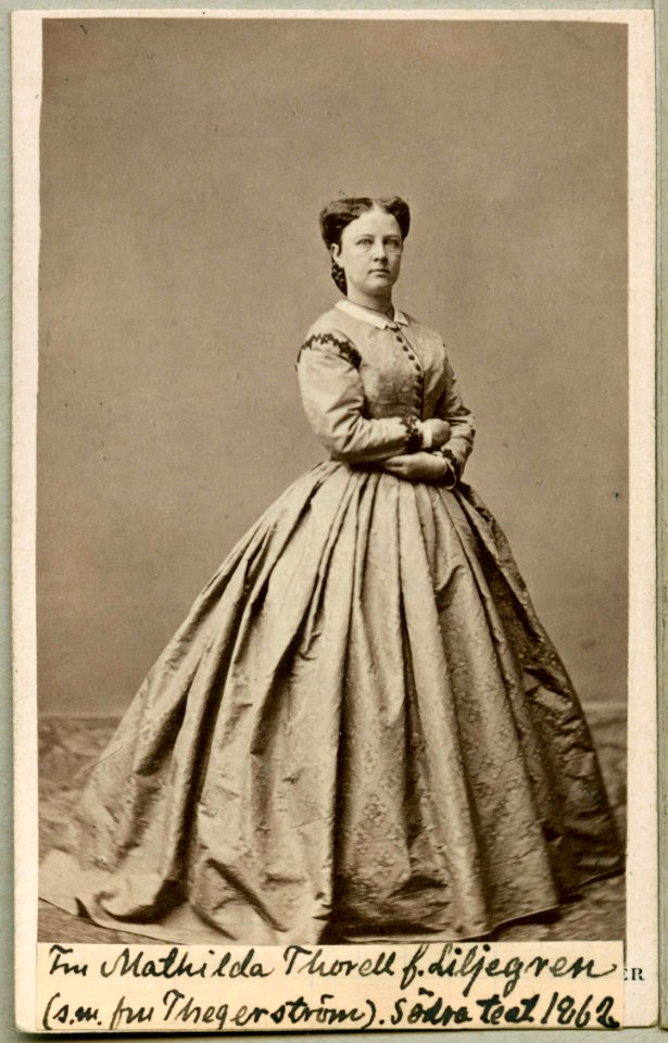Mathilda Thorell, porträtt - SMV - H8 120