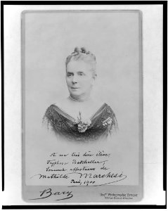 Mathilde Marchesi, head-and-shoulders portrait, facing slightly left) - Barz LCCN2002706926