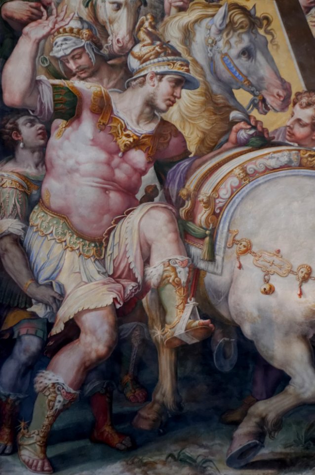Massimiliano dAustria tenta la conquista di Livorno Palazzo Vecchio n01