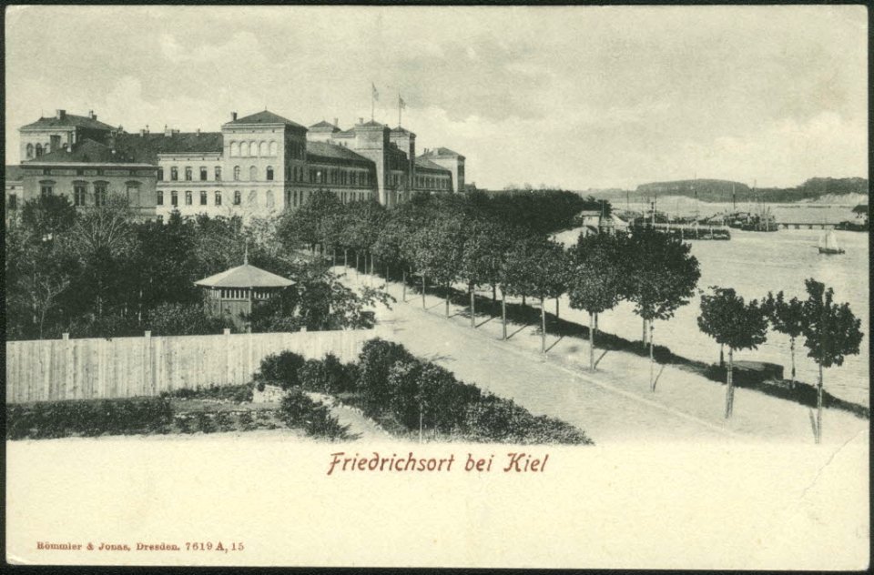 Matrosen-Artillerie-Kaserne in Friedrichsort (Kiel 27.894)