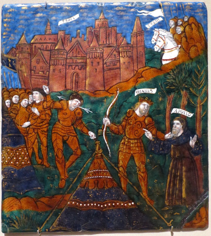 Ascanius Kills Numarius before Troy by the Master of the Aeneid