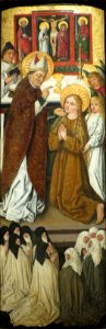 The Last Communion of Mary Magdalen by the Master of the Coburg Roundels