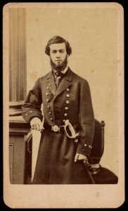 Master's Mate Walter H. Davis of U.S. Navy in uniform with sword) - J.W. Black, 173 Washington St., Boston LCCN2016647918
