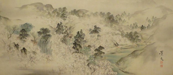 Scenes around Arashiyama by Matsumura Keibun
