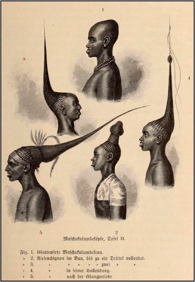 Masukulumbe hajviselet az 1880-as években II tábla