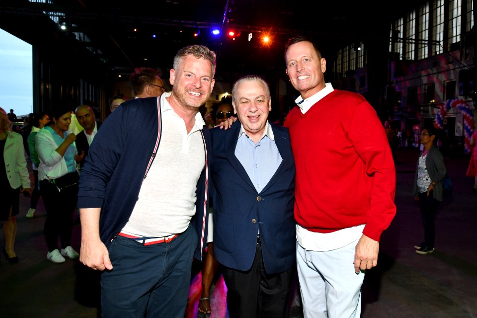 Matt Lashey, Rafael Korenzecher, and Richard Grenell, 4th of July 2019 in Berlin