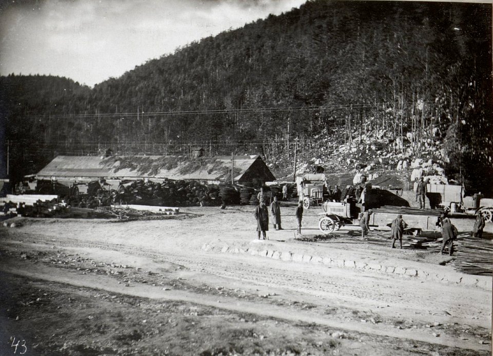 Materialplatz im Ternovanerwalde. 2.9.17. (BildID 15601905)