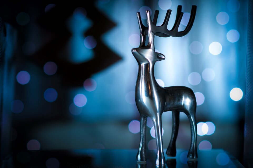 Christmas glass deco