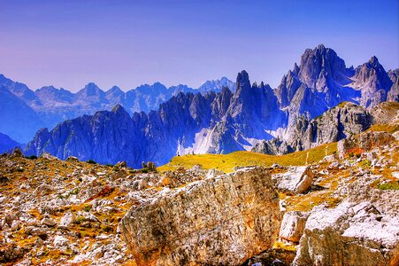 Unesco world heritage view alpine photo