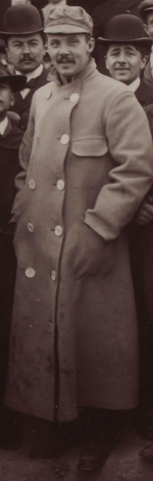 Maurice Farman en 1902, victorieux du Circuit du Nord (Paris-Arras)