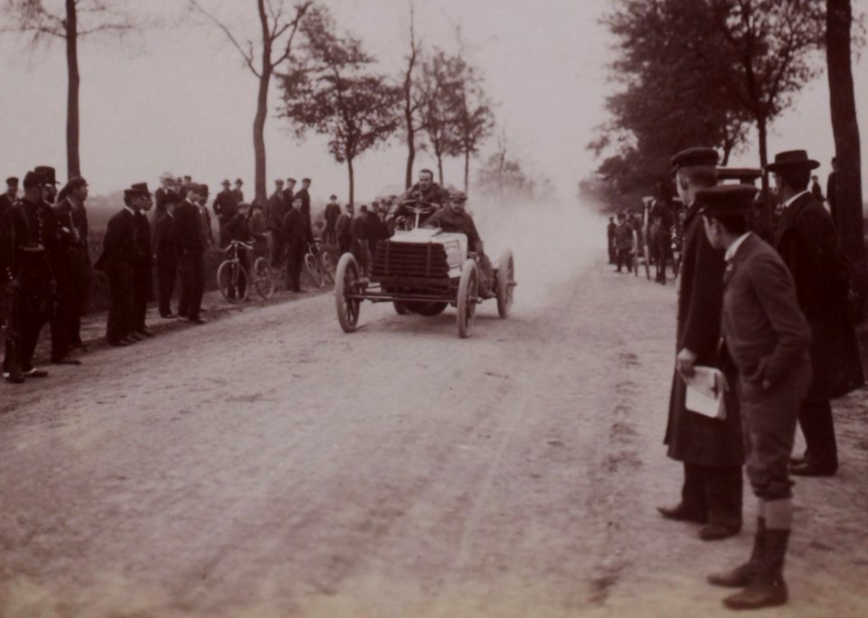 Maurice Farman, victorieux du Circuit du Nord en 1902