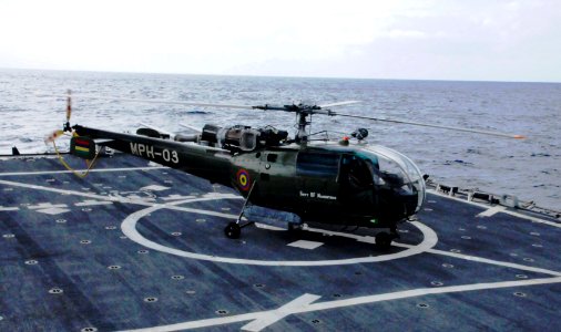 Mauritius National Coast Guard helicopter photo