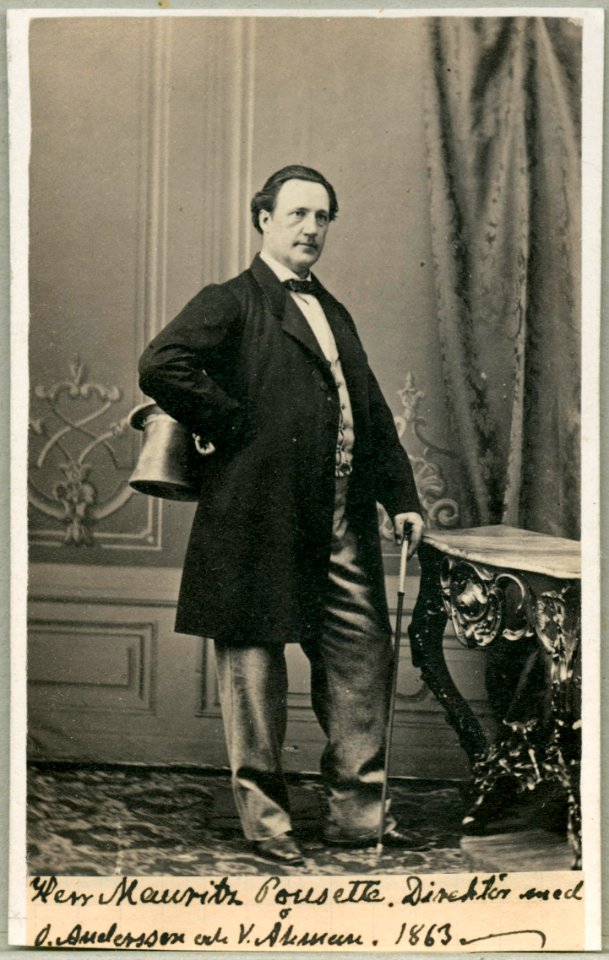 Mauritz Pousette, porträtt - SMV - H6 214