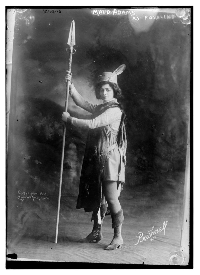 Maud Adams as Rosalind, Bushnell Photo., co. Chas. Frohman - Bushnell Photo., Chas. Frohman LCCN2014684950