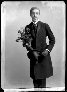 Mauritz Stiller in Zoologi at Lilla teatern 1912 - SMV - NS066