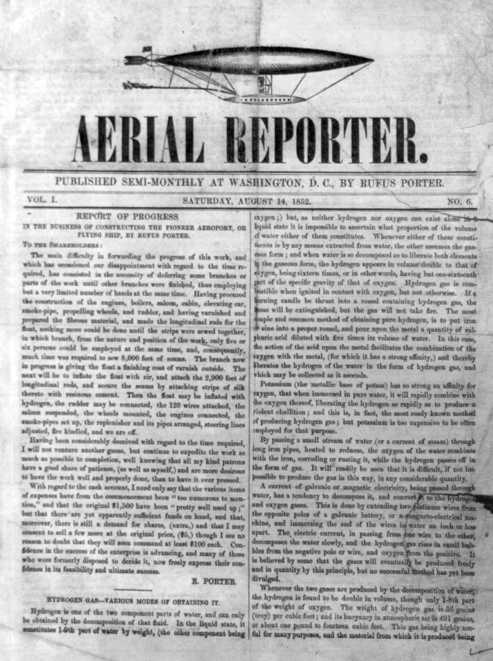 Masthead showing dirigible airship LCCN2005692105