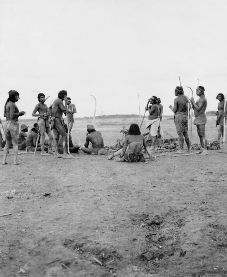 Mataco, bollspelare. Se även 72-7-8. (fotografititel, katalogkort). Sydamerika. Bolivia - SMVK - 004895