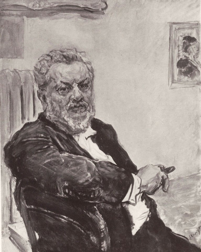Max Slevogt - Selbstbildnis mit Zigarre