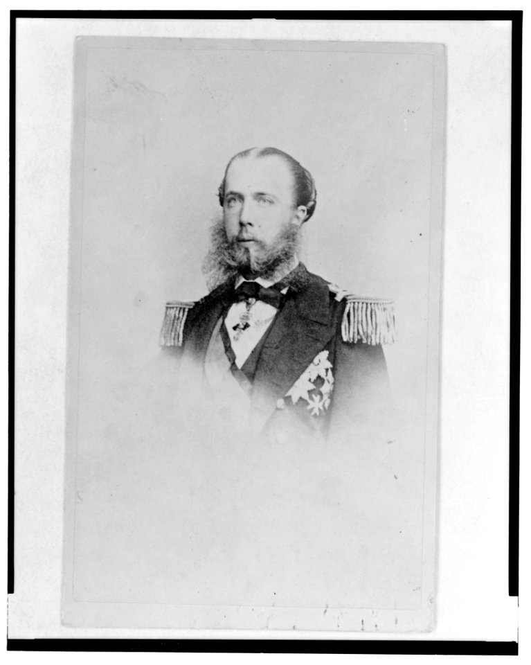 Maximilian, Emperor of Mexico, head-and-shoulders portrait, facing front, in Trieste, Austria (now Italy) LCCN2004679825