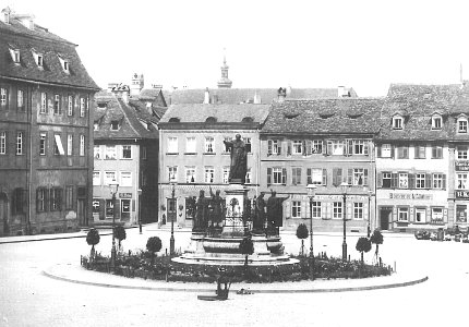 Maximiliansbrunnen Maxplatz 1891
