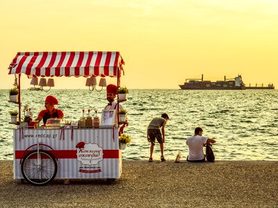 Afternoon people thessaloniki